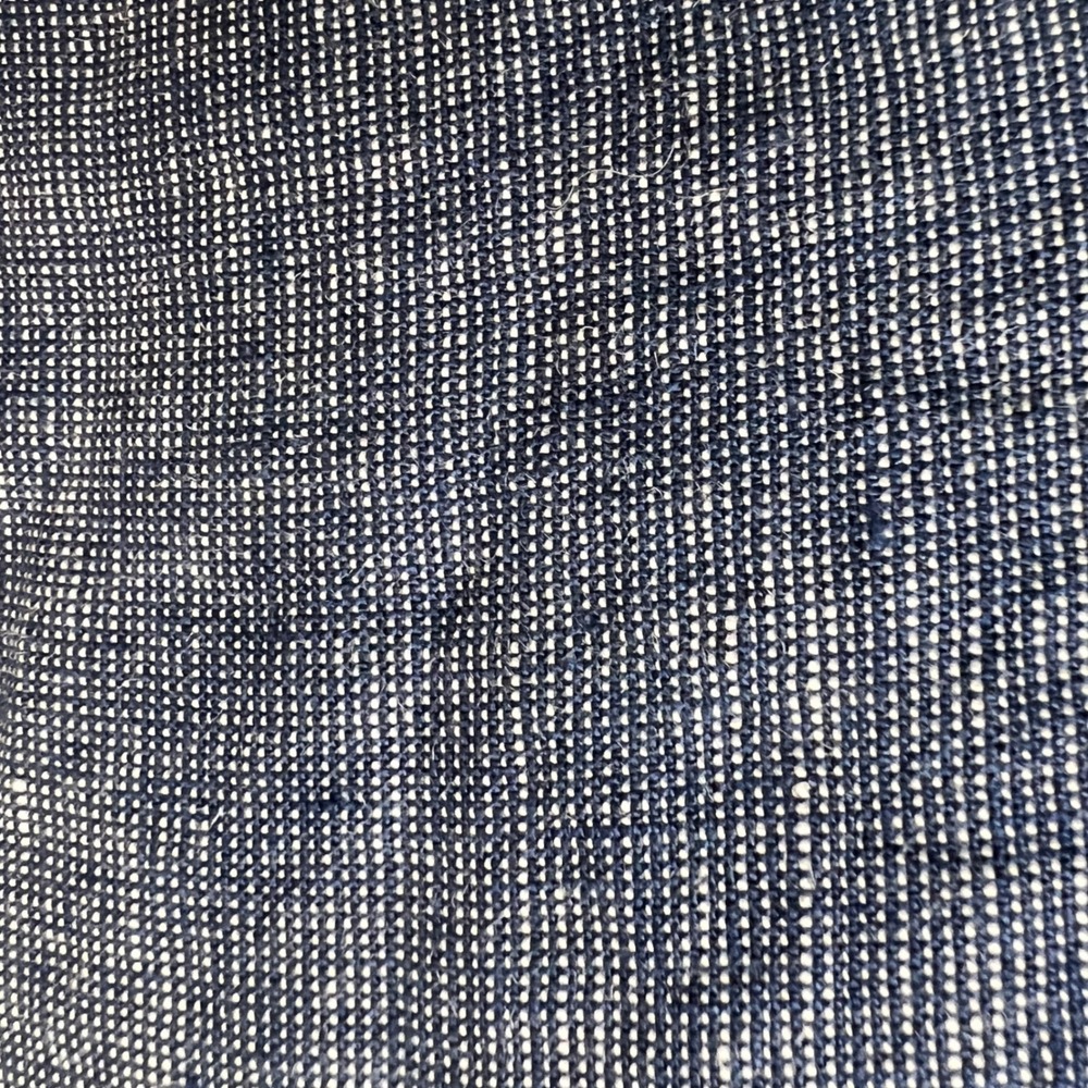 Sigrid Olsen Linen Blouse Top Medium 3/4 Sleeve Boat Neck Blue Coastal Grandma - Picture 11 of 11